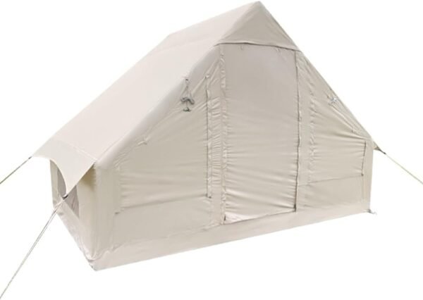 Inflatable Camping Tent with Pump, Easy Setup 4 Season Glamping Tent with High Performance Inflatable Structure, 4-6 Persons Waterproof Windproof Outdoor Self-Supporting Air Tent