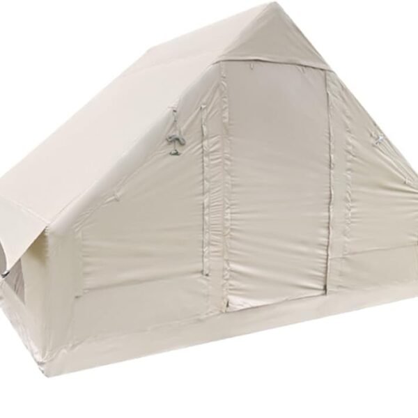 Inflatable Camping Tent with Pump, Easy Setup 4 Season Glamping Tent with High Performance Inflatable Structure, 4-6 Persons Waterproof Windproof Outdoor Self-Supporting Air Tent